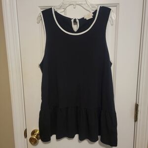 Kate Spade peplum tank top